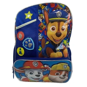 Nickelodeon Paw Patrol Boys Pups on Duty Backpack Blue 17” Tall - Picture 1 of 13