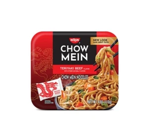 Nissin Chow Mein Teriyaki Beef Flavor ~ 4 oz.  Pack of 24. - Picture 1 of 3