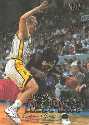 1997 Fleer #298 Shawn Respert Toronto Raptors - Image 1 of 2