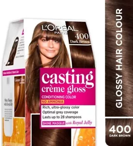 L'Oréal Paris Gießcreme glänzendes Haar | Ammoniakfreie & glänzende Oberfläche, dunkelbraun - Bild 1 von 3