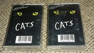 CATS Complete Original Broadway Cast Recording - 2 Cassette Tapes - VG - Picture 1 of 1