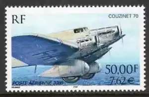 France Air Mail Stamps — 2000, Couzinet 70 #C63 MNH - Picture 1 of 1