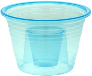 500 Blue Power Bomber Plastic Shot Cups Party Bombers Jager Bomb Shot Glasses - Picture 1 of 2