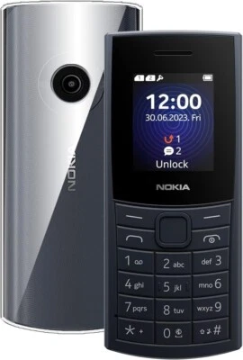 PIXFAB For Nokia 110 4G (2023) Case, Slim Clear Silicone Shockproof Gel Phone Cover