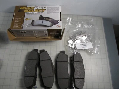 Комплект керамических передних дисковых тормозных колодок BrakeBest C1896 для Chevrolet GMC Buick — НОВЫЕ — - Изображение 1 из 4