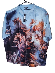 Top tejido manga corta renacentista Nova para hombre talla XXXL - Imagen 1 de 3