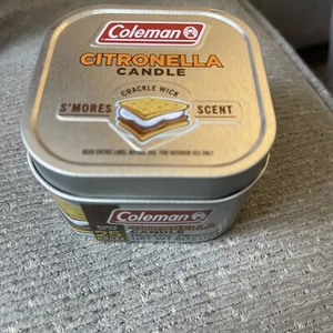 Coleman Scented Outdoor Citronella Candle with Wooden Crackle Wick, Smores - Picture 1 of 4