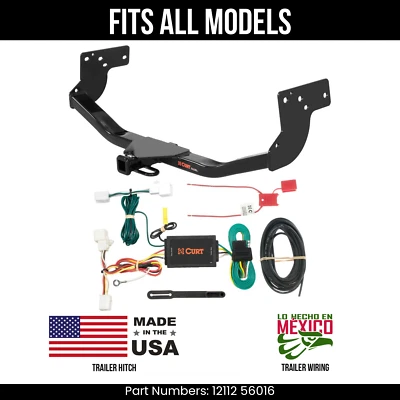 Enganche de remolque para Mazda CX-9 07-15 + Kit de arnés de cableado de 4 vías para todos los modelos Curt Foto 1 de 4