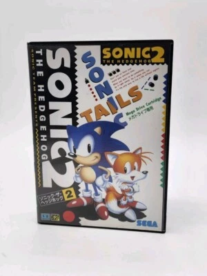 Sega Mega Drive Sonic the Hedgehog 2 boxed Japan MD US Seller Rare Complete  - Image 1 of 4