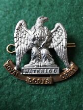 Original WW1 /WW2 Royal Scots Greys Regiment Cap Badge.