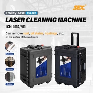 US Stock Used 200W Portable Laser Cleaner Rust Oil Paint Removal Machine 110V - Picture 1 of 14