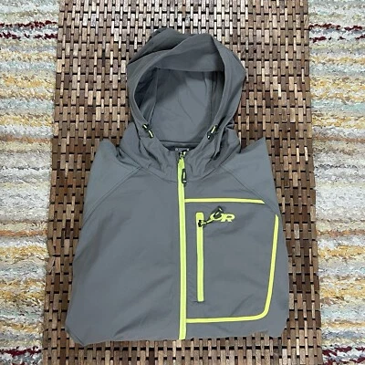 Outdoor Research Ferrosi Soft Shell Jacket Full Zip Hoody Hoodie Grey Medium M - Image 1 of 4
