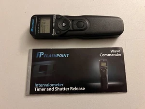 Flashpoint Wave Commander Intervalometer Timer & Shutter Release w/ Manual - Picture 1 of 1