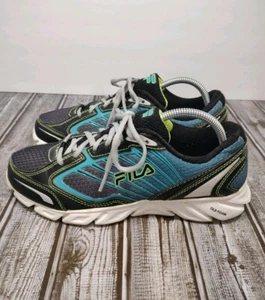 Fila Cool Max Women's Size 9.5 Black/Teal Running Shoes DLS Foam 893686 - Picture 1 of 8