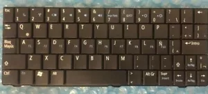 NEW Dell Vostro A90 Inspiron Mini 910 Laptop Keyboard Spanish P/N R546H - Picture 1 of 2