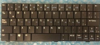 Genuine OEM 0R546H Dell Mini 9 Single Pointing Keyboard P/N: Spanish Latin R546H - Image 1 of 2