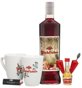 Glühficken Punsch-Set | (1x 0,75 l + 1x 0,02 l) | Glühwein | Feuerzangen-Rum - Bild 1 von 1