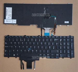 Clavier rétroéclairé UK neuf pour DELL Precision 3510 7510 7710 3520 7520 7720 3530 - Photo 1/2