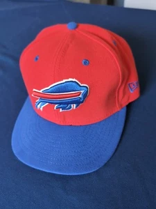 Sombrero Buffalo Bills ajustado 7 3/8 New Era 59Fifty rojo azul nuevo sin etiquetas - Imagen 1 de 11