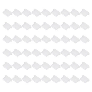 0.6 Inch USB Type A Dust Plug, 60 Pcs Anti Dust Plug Cover Female End, Clear - Zdjęcie 1 z 6