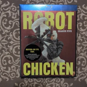 Robot Chicken: Season 5/Five (Blu-ray) DVD Adult Swim 2011 Sealed New - Picture 1 of 5