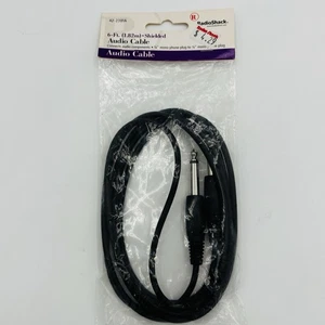 RadioShack 6 ft. Shielded Audio Cable, 1/4" Mono  - Picture 1 of 4