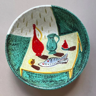 Fratelli Fanciullacci Keramik Schale 50er 60er Italy Vintage Mid Century - Bild 1 von 4