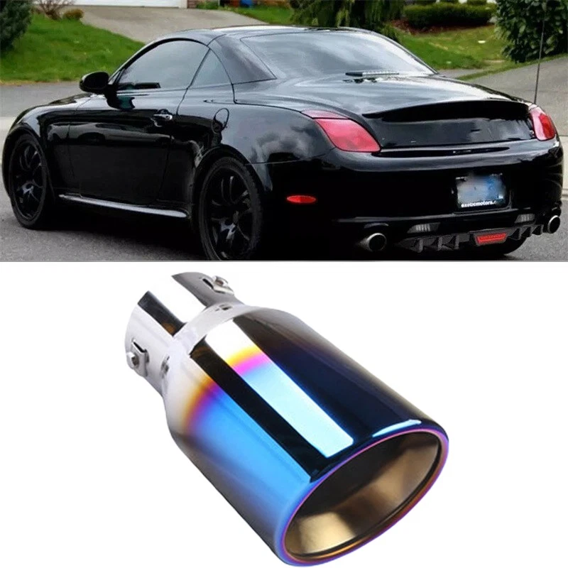 Car Exhaust Pipe Rear Tip Tail Throat Muffler Stainless For Lexus SC300 SC400 - Image 1 of 4