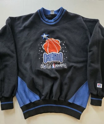 Suéter de Colección Orlando NBA 1992 All Star Game Cuello Redondo Mediano Logo de Baloncesto  Foto 1 de 4