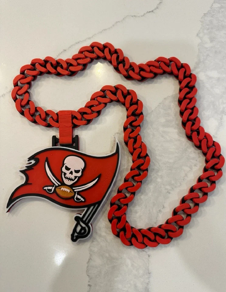 Collar de cadena Tampa Bay Buccaneers Foto 1 de 1