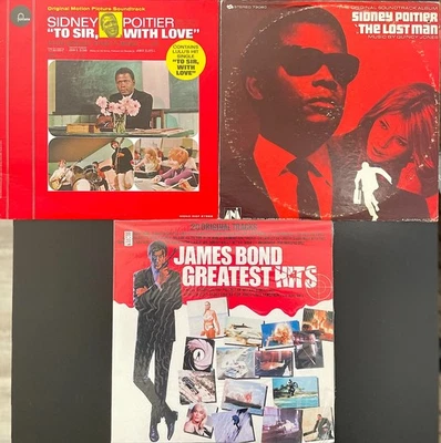 SOUNDTRACK 9x LP Record BUNDLE BOND POITIER DUVALL Quincy Jones Vinyl Film Music - Image 1 of 4