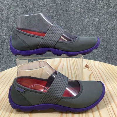 Crocs Shoes Womens 6 Busy Day Mary Jane Gray Slip On Casual Comfort Flats 16025 - Image 1 of 4