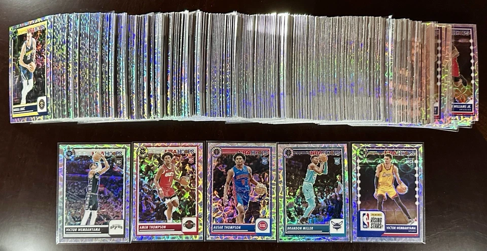 2023-24 NBA Hoops Premium Stock Basketball Complete Scope Set 1-300 Wembanyama - Image 1 of 1