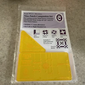 Marti Michell #1732 NINE PATCH COMPANION SET Includes 1/4" seam allowances NEW - Picture 1 of 5