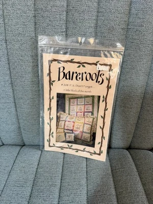 New P.S. Don’t Forget #208 Bareroots Quilt Pattern Little Block Of The Month - Image 1 of 2
