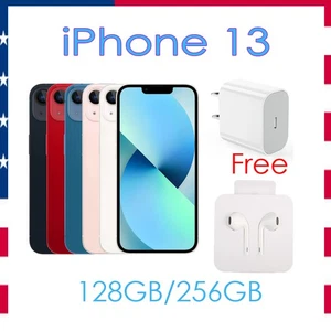 NEW Apple iPhone 13 6,1" 128GB/256GB 5G Handys Ohne Simlock SIMFREE  - Bild 1 von 25