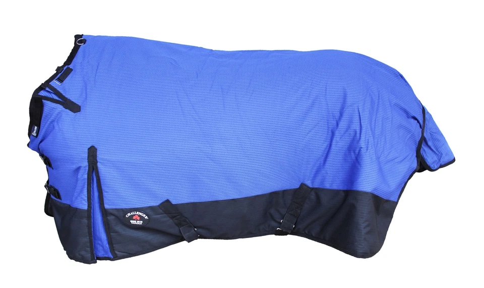 MANTA DE INVIERNO 80" 1200D Turnout Impermeable Caballo Resistente Pesada Azul 557G Foto 1 de 1