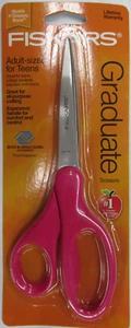 FISKARS 01-005358R #1 GRADUATE SCISSORS 8" ALL PURPOSE CUTTING STAINLESS STEEL - Picture 1 of 6