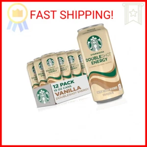 Starbucks Doubleshot Energy Drink Coffee Beverage, Vanilla, Iced Coffee, 15 fl o - Picture 1 of 2