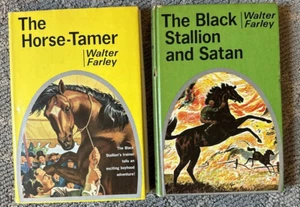 Walter Farley Lot The Horse-Tamer 1958 HC/DJ & Black Stallion and Satan 1949 - Picture 1 of 17