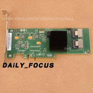 LSI SAS9201-8i =9211-8i PCIe x8 6Gbps Dual SAS/SATA RAID Card H3-25268-00D - Picture 1 of 4