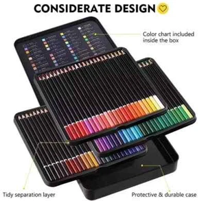Premier Colored Pencils 72 Pack - Drawing Artist Kit Art Tools Kit Adult Kids - Picture 1 of 4