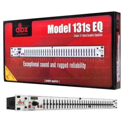 DBX 131s Single Channel EQ Professional 31-Band Graphic Equalizer - Image 1 of 4