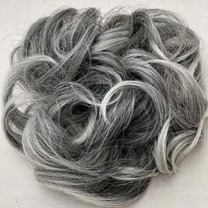 Panel para el cabello rizado de sal y pimienta - Imagen 1 de 4
