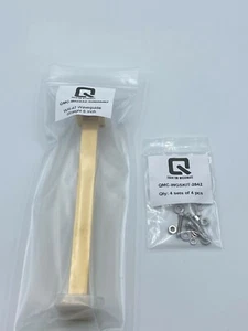 WR-42 Waveguide Straight 6 Inch Gold Plated by Quantum Microwave - Picture 1 of 5