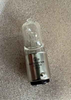 x12 Satco Products S1981 120V 50-Watt T4 DC Bayonet Base Light Bulb - Image 1 of 4