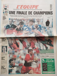 L'Equipe Journal 24/04/1995; Finale Cht de France Rugby; Toulouse-Castres/ GIane