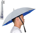 Fishing Umbrella Hat Folding Sun Rain Cap Adjustable Outdoor Rainbow