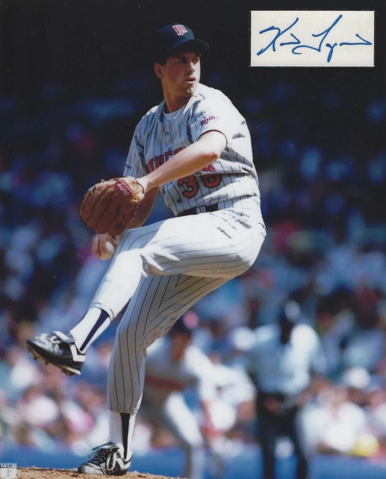 凯文·塔帕尼亲笔签名签名 8 x 10 照片 - 美国职棒大联盟明尼苏达双城队 - 罕见! -带真品证书 — 第 1/1 张图片