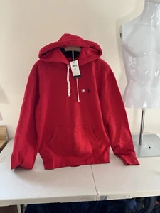 $ 110 NEU Herren MEDIUM Polo Ralph Lauren klassische Passform Pullover Fleece rot Hoodie - Bild 1 von 5